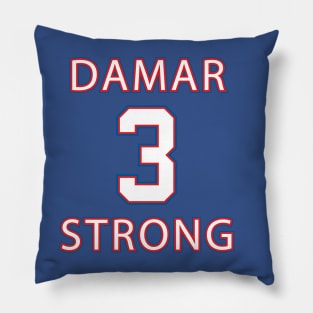 Damar Hamlin Strong #3 Pillow