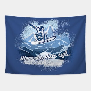 Winter Sports, Snowboard Gift Idea Tapestry