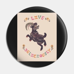 Live Deliciously 2 Pin