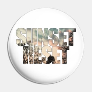 Sunset Reset |  Short and Sweet Inspirational Quote Graphic Pin