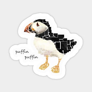 puffin design Magnet