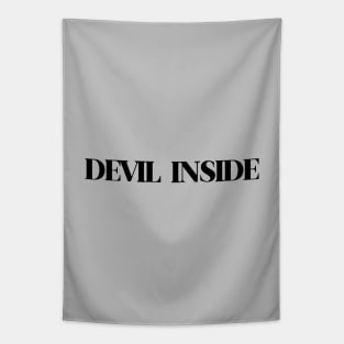 Devil Inside, black Tapestry