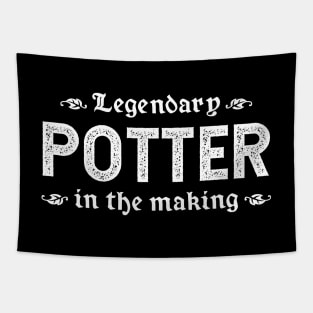 Legendary Potter In The Making Tapestry