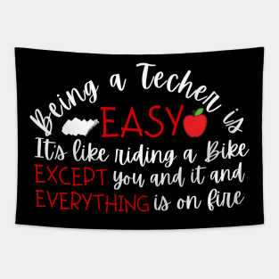 Being a Teacher is Easy Tapestry