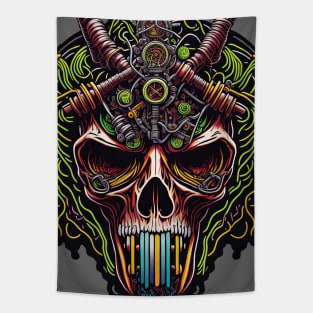 Cyborg Heads S03 D36 Tapestry