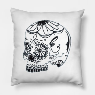 Second Mexican Sugar Skull Pillow