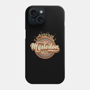 Tshirt Music Designs Vintage Retro - Mastodon Band Phone Case