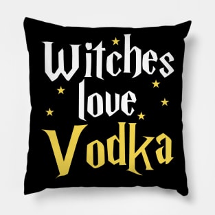 Witches Love Vodka - Witch Pillow