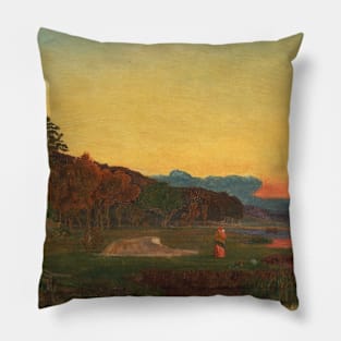 Whitlingham, Norfolk by Frederick Sandys Pillow