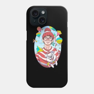 Where’s Waldo and Woof Phone Case