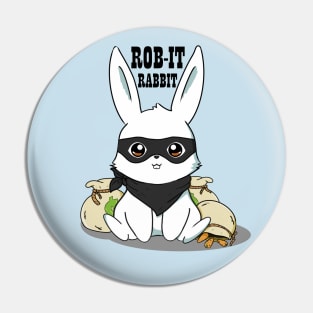 Rob-it Rabbit Pin