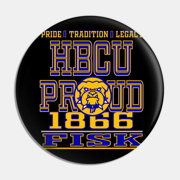 Fisk University 1866 Apparel Pin by HBCU Classic Apparel Co