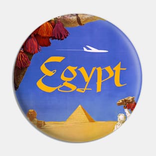 Egypt (1960) vintage poster by David Klein Pin