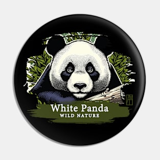 White Panda - WILD NATURE - WHITE PANDA -9 Pin