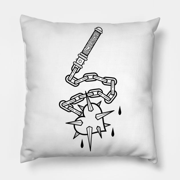 Love Hurts Pillow by btcillustration