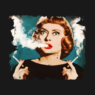 Bette Davis Full Smoking T-Shirt