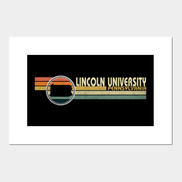 Lincoln University Pennsylvania Vintage 1980s Style Lincoln University Pennsylvania Posters And Art Prints Teepublic