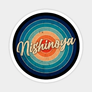 Personalized Name Nishinoya Classic Styles Birthday Anime Magnet