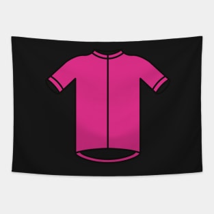 Pink Giro Cycling Jersey Pattern Tapestry