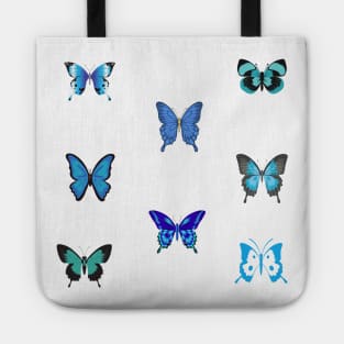 Blue butterflies Tote