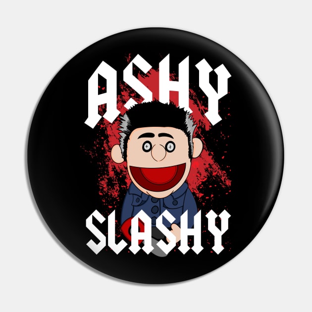 Ashy Slashy Pin by Meta Cortex