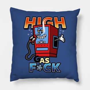 Funny Original High Inflation Expensive Gas Economy Cartoon Funny Meme Pillow