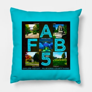 FAB 5 • Milwaukee County Parks Pillow