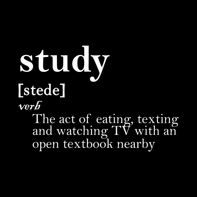 Funny Study Definition studying school education class funny humor study by creativitythings 