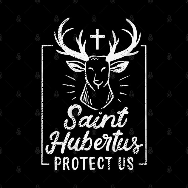 Saint Hubertus Deer Hunter Elk Moose Buck Hunting by Tom´s TeeStore