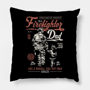 fire fighter dad Pillow