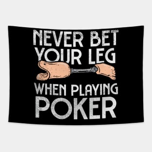 Leg Amputee Jokes Tapestry