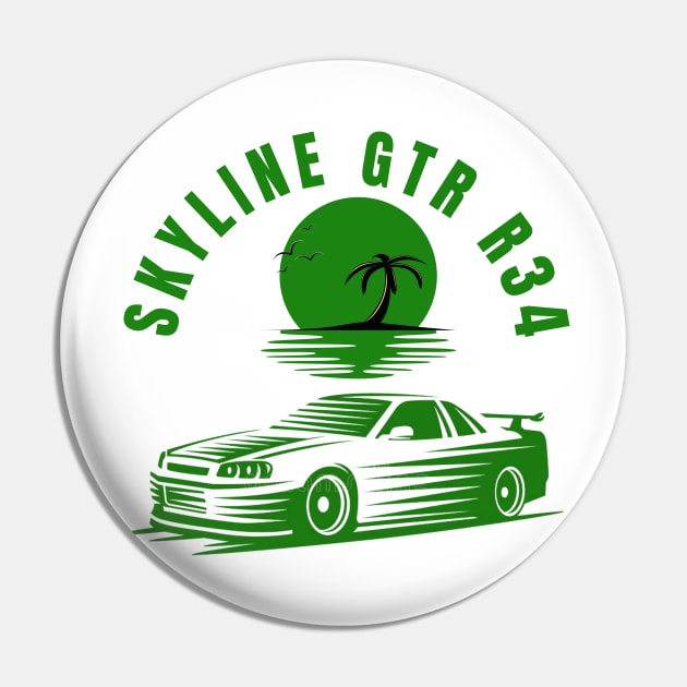 Skyline GTR R34 Pin by MOTOSHIFT