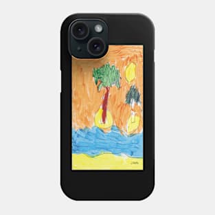 Tropical Island . Phone Case