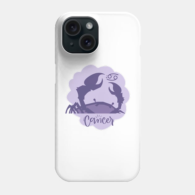 Cancer: Embrace the depths, where emotions flow. Phone Case by Heartfeltarts