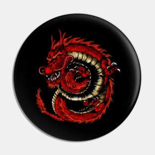 Wonderful asian dragon Pin