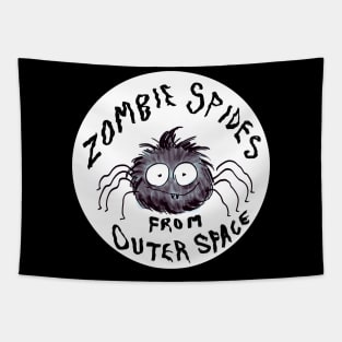 Zombie Spiders From Outer Space Buddy Tapestry