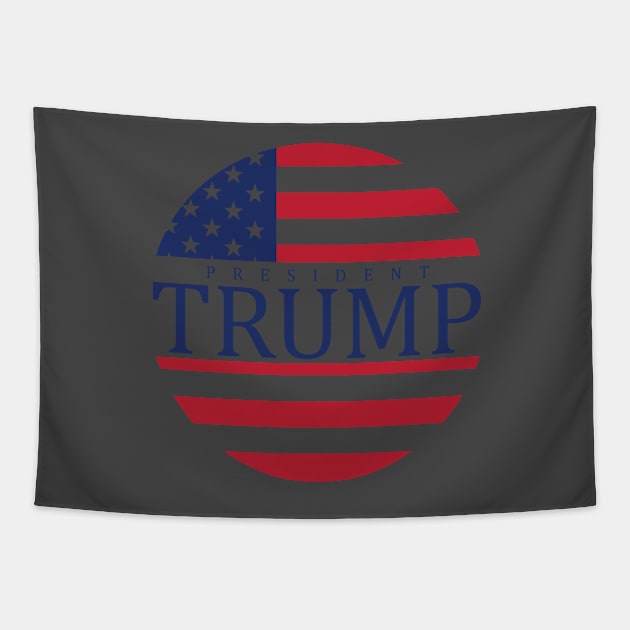 President Trump Tapestry by pyratedesigns