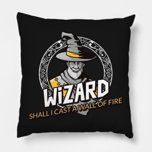 Fire Wizard Pillow