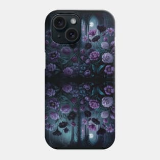 Gothic Dark Mystic Garden, nature, pastel, floral, occult, mysterious Phone Case