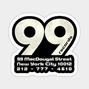 99 RECORDS // 80s Defunct Music Label Magnet