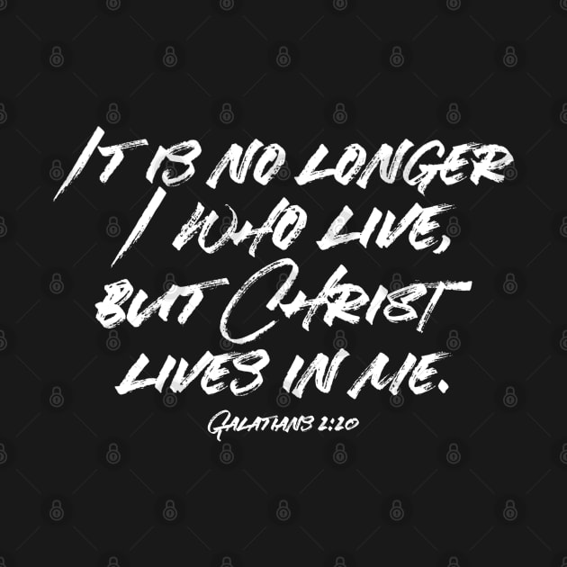 It is No Longer I Who Live But Christ Lives in Me by Contentarama