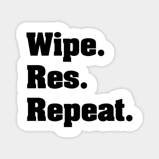 Wipe. Res. Repeat. MMO Classic Magnet