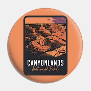 Canyonlands National Park Sunset Emblem Pin