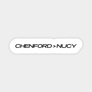 Chenford > Nucy (Black Text) Magnet