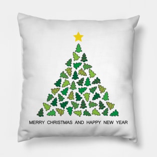 Cute Christmas tree Pillow