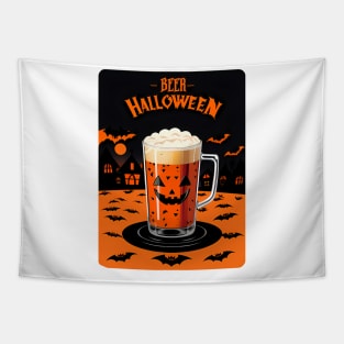 Spooky beer glass Tapestry