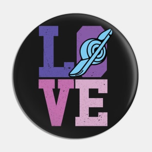 onewheel love vintage design - Onewheel style Pin