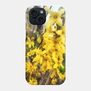 Spring - Sprig of Forsythia Phone Case