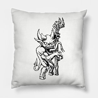 Protocol Imp (black line) Pillow