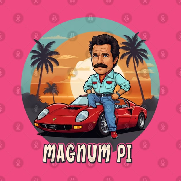 Magnum pi car ferrari by Moulezitouna